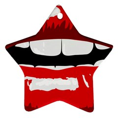 Sexy Lips Ornament (star) by StarvingArtisan