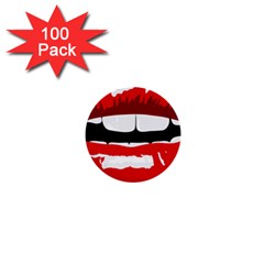 Sexy Lips 1  Mini Buttons (100 Pack)  by StarvingArtisan