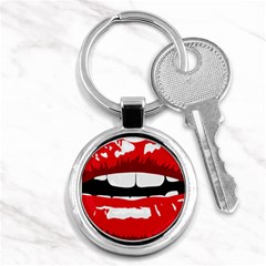 Sexy Lips Key Chains (round)  by StarvingArtisan