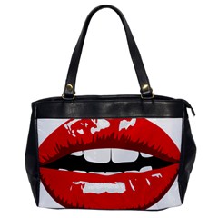 Sexy Lips Office Handbags by StarvingArtisan