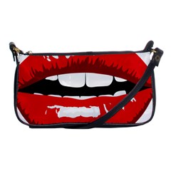 Sexy Lips Shoulder Clutch Bags by StarvingArtisan