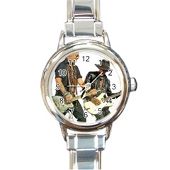 Rnr Round Italian Charm Watch by StarvingArtisan