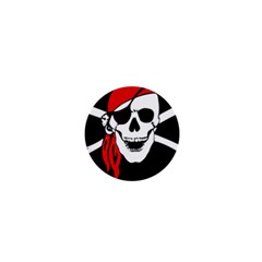 Pirate Skull 1  Mini Magnets by StarvingArtisan