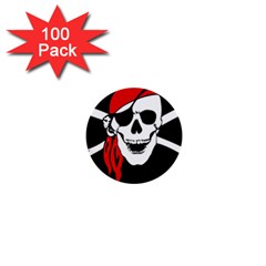 Pirate Skull 1  Mini Buttons (100 Pack)  by StarvingArtisan