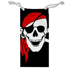 Pirate Skull Jewelry Bag by StarvingArtisan