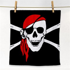 Pirate Skull Face Towel by StarvingArtisan