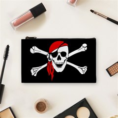 Pirate Skull Cosmetic Bag (small)  by StarvingArtisan