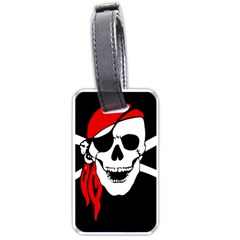 Pirate Skull Luggage Tags (one Side)  by StarvingArtisan