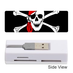 Pirate Skull Memory Card Reader (stick)  by StarvingArtisan