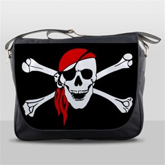 Pirate Skull Messenger Bags by StarvingArtisan