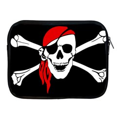 Pirate Skull Apple Ipad 2/3/4 Zipper Cases by StarvingArtisan