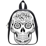 Sugar Skull School Bag (Small) Front