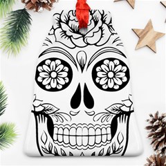 Sugar Skull Ornament (bell) by StarvingArtisan