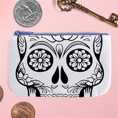 Sugar Skull Large Coin Purse by StarvingArtisan