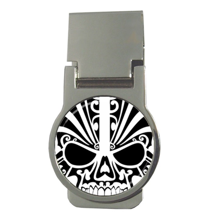 Tribal Sugar Skull Money Clips (Round) 