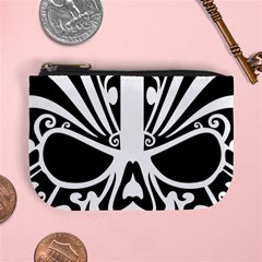 Tribal Sugar Skull Mini Coin Purses by StarvingArtisan