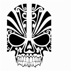 Tribal Sugar Skull Small Garden Flag (two Sides)