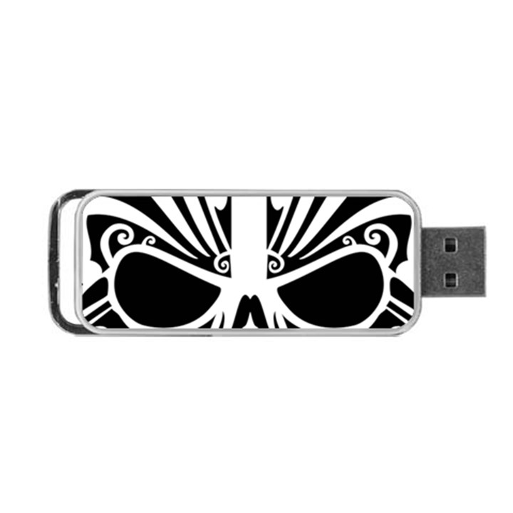 Tribal Sugar Skull Portable USB Flash (One Side)