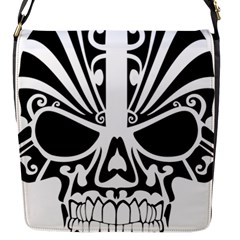 Tribal Sugar Skull Flap Messenger Bag (s) by StarvingArtisan