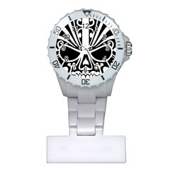 Tribal Sugar Skull Plastic Nurses Watch by StarvingArtisan