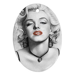 Blonde Bombshell Ornament (oval) by StarvingArtisan