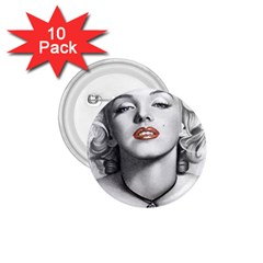 Blonde Bombshell 1 75  Buttons (10 Pack) by StarvingArtisan