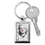 Blonde Bombshell Key Chains (Rectangle)  Front