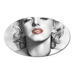 Blonde Bombshell Oval Magnet