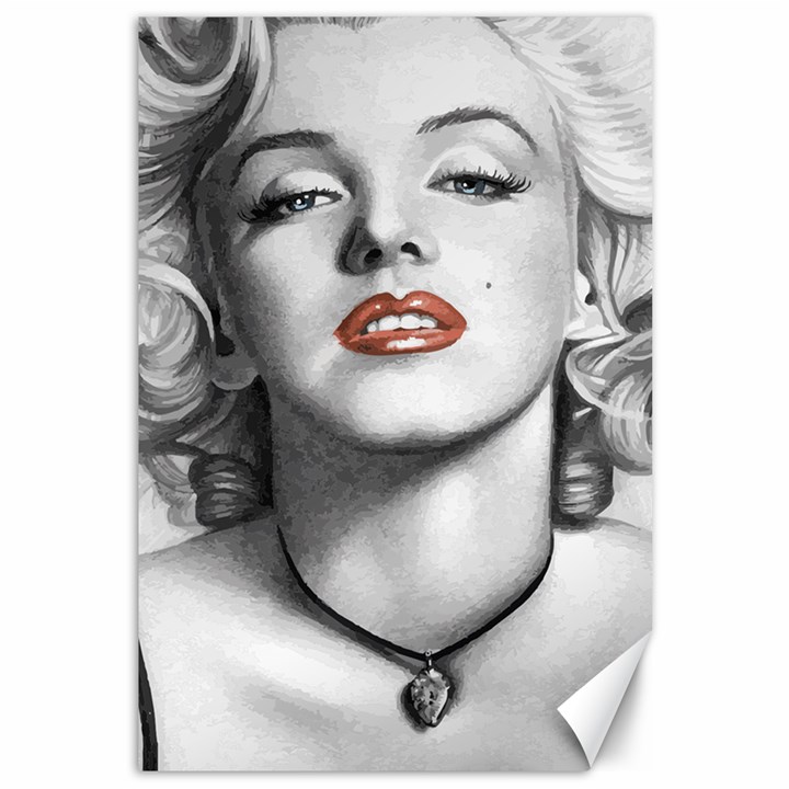 Blonde Bombshell Canvas 12  x 18  