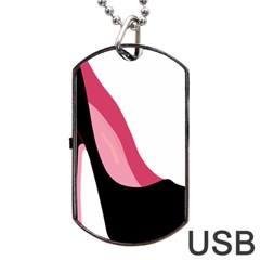 Stiletto  Dog Tag Usb Flash (one Side) by StarvingArtisan