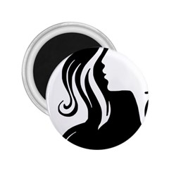 Long Haired Sexy Woman  2 25  Magnets by StarvingArtisan