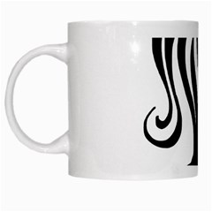 Long Haired Sexy Woman  White Mugs by StarvingArtisan