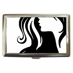 Long Haired Sexy Woman  Cigarette Money Cases by StarvingArtisan