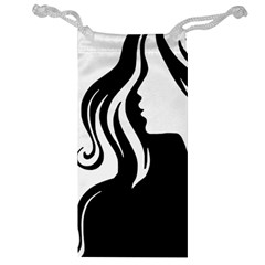 Long Haired Sexy Woman  Jewelry Bag