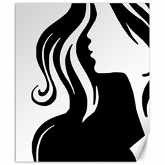 Long Haired Sexy Woman  Canvas 8  X 10  by StarvingArtisan