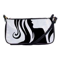 Long Haired Sexy Woman  Shoulder Clutch Bags