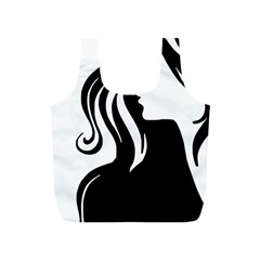 Long Haired Sexy Woman  Full Print Recycle Bags (s)  by StarvingArtisan