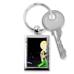 Sexy Mermaid In The Moonlight Key Chains (rectangle)  by StarvingArtisan