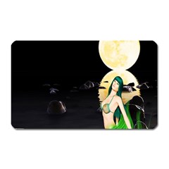 Sexy Mermaid In The Moonlight Magnet (rectangular) by StarvingArtisan