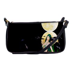 Sexy Mermaid In The Moonlight Shoulder Clutch Bags by StarvingArtisan