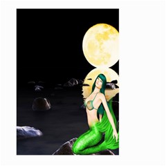 Sexy Mermaid In The Moonlight Large Garden Flag (two Sides) by StarvingArtisan