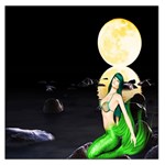 Sexy Mermaid In The Moonlight Large Satin Scarf (Square) Front