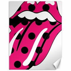 Pink Tongue Canvas 12  X 16   by StarvingArtisan