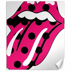 Pink Tongue Canvas 20  X 24   by StarvingArtisan