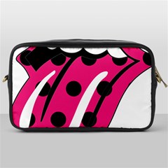 Pink Tongue Toiletries Bags by StarvingArtisan