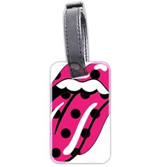 Pink Tongue Luggage Tags (two Sides) by StarvingArtisan