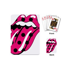 Pink Tongue Playing Cards (mini)  by StarvingArtisan