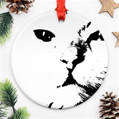 Cat Ornament (round) by StarvingArtisan