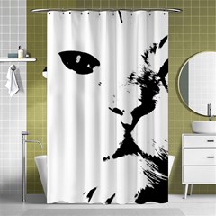 Cat Shower Curtain 48  X 72  (small)  by StarvingArtisan