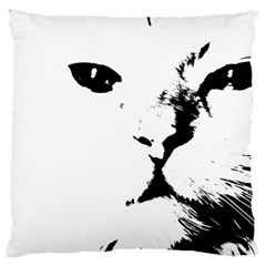 Cat Standard Flano Cushion Case (one Side) by StarvingArtisan